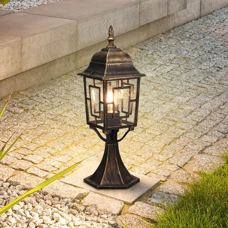 Volturno Outdoor Pedestal Lantern
