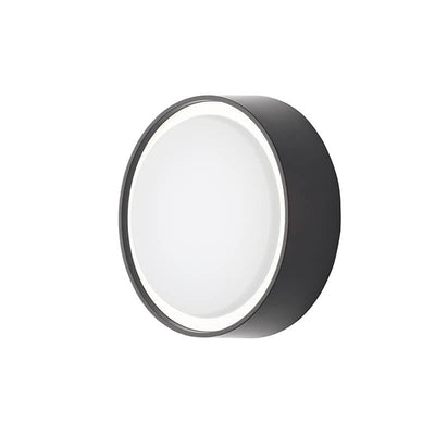 Ripon Outdoor Round LED Wall Light CZ-31745-BLK