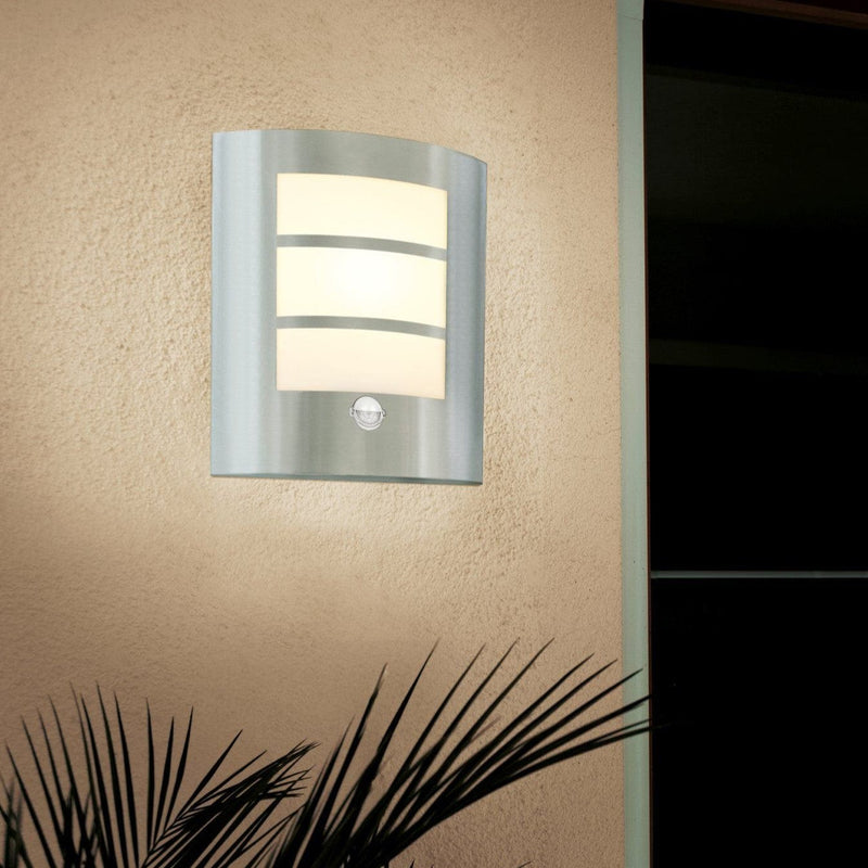 City LED Wall Light with PIR Sensor