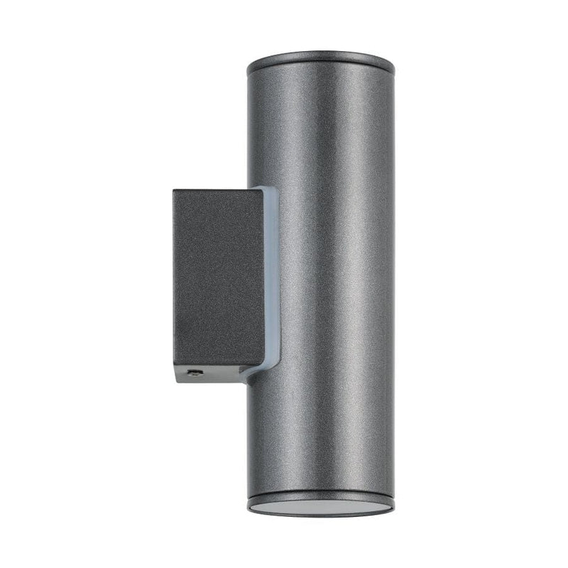 Up and Down Wall Light for outside spaces in an anthracite shade