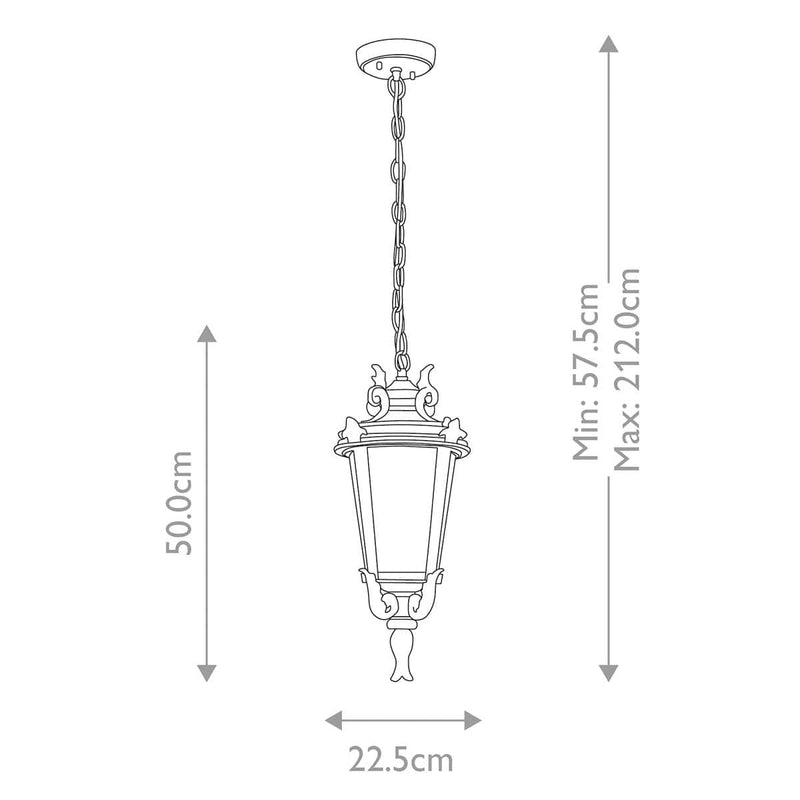 Baltimore Medium Hanging Ceiling Lantern