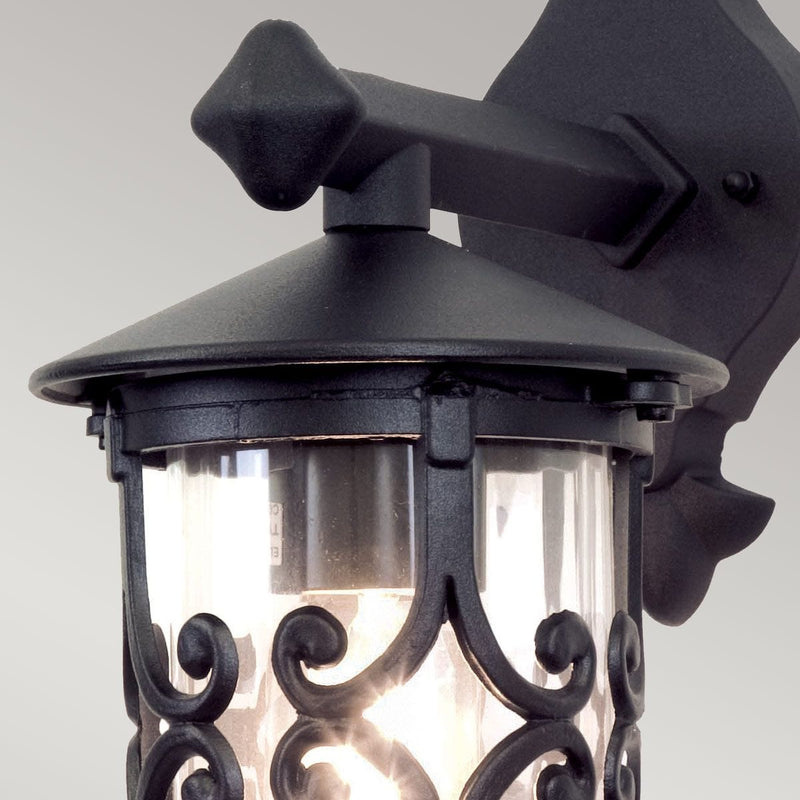 Elstead Hereford Down Lantern Outdoor Wall Light