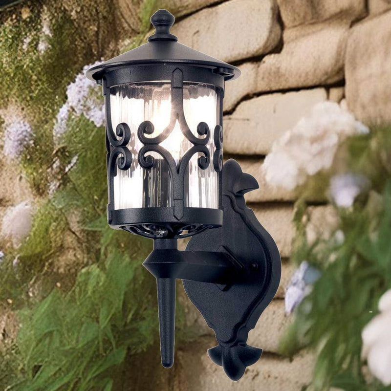 Elstead Hereford Up Lantern Outdoor Wall Light