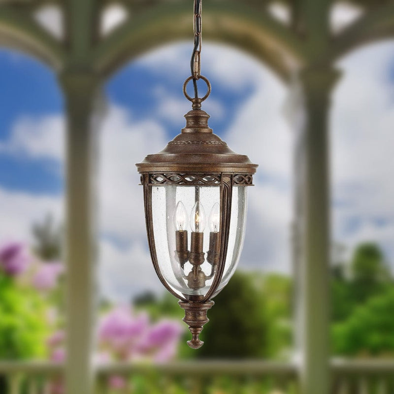 Feiss English Bridle Pendant Lantern Light Large