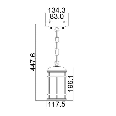 Feiss Lighthouse Ceiling Pendant Lantern