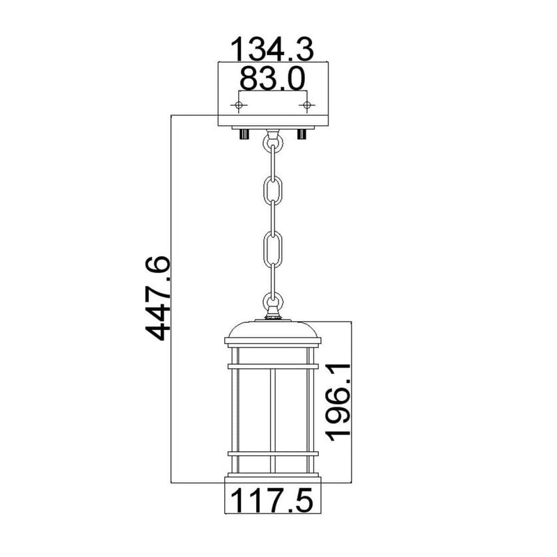 Feiss Lighthouse Ceiling Pendant Lantern