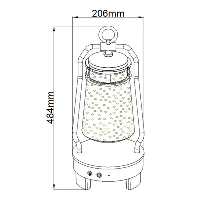 Kichler Lyndon Portable Bluetooth Speaker Lantern