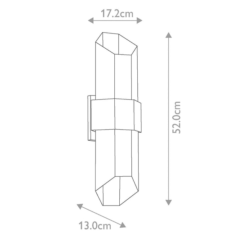 Quoizel Chasm Outdoor Up & Down Wall Light