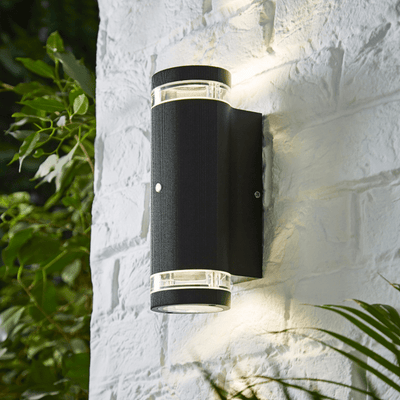 Helix Twin Wall Light With Twilight Photocell