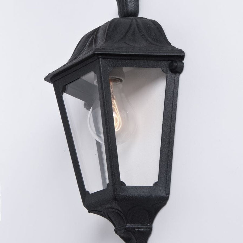 Fumagalli Iesse LED Classic Half Lantern - Black