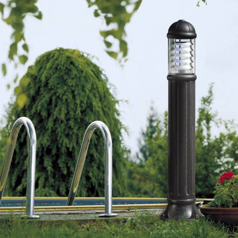 Fumagalli Sauro 1100 LED Bollard - Aluminium Louvre