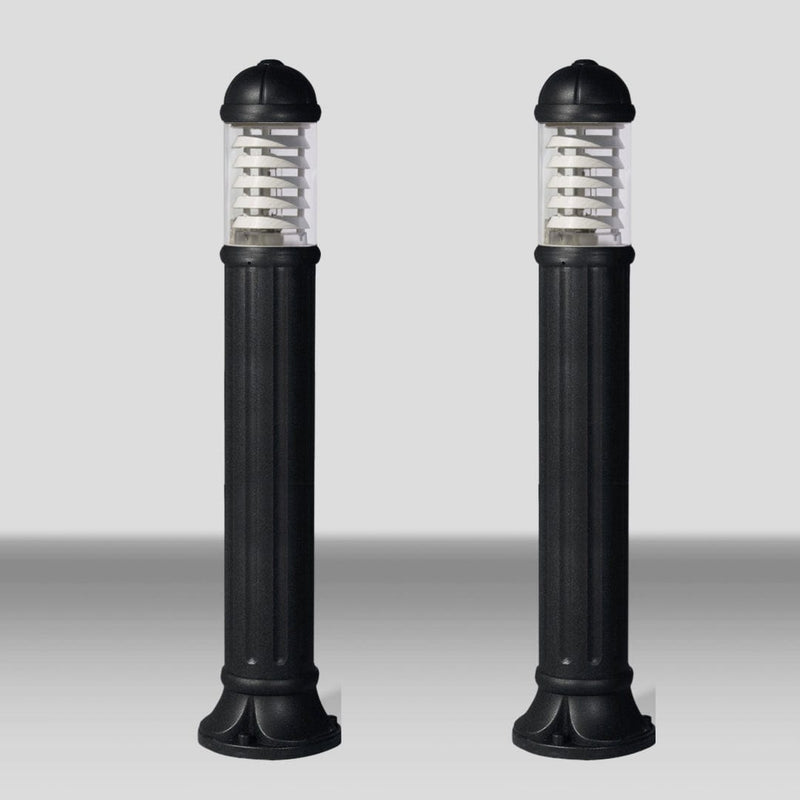 Fumagalli Sauro 1100 LED Bollard - Aluminium Louvre