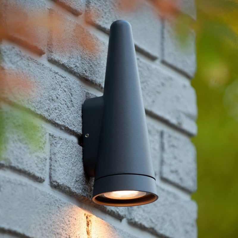 Lucide Wizard Cone Shaped Outdoor Wall Light