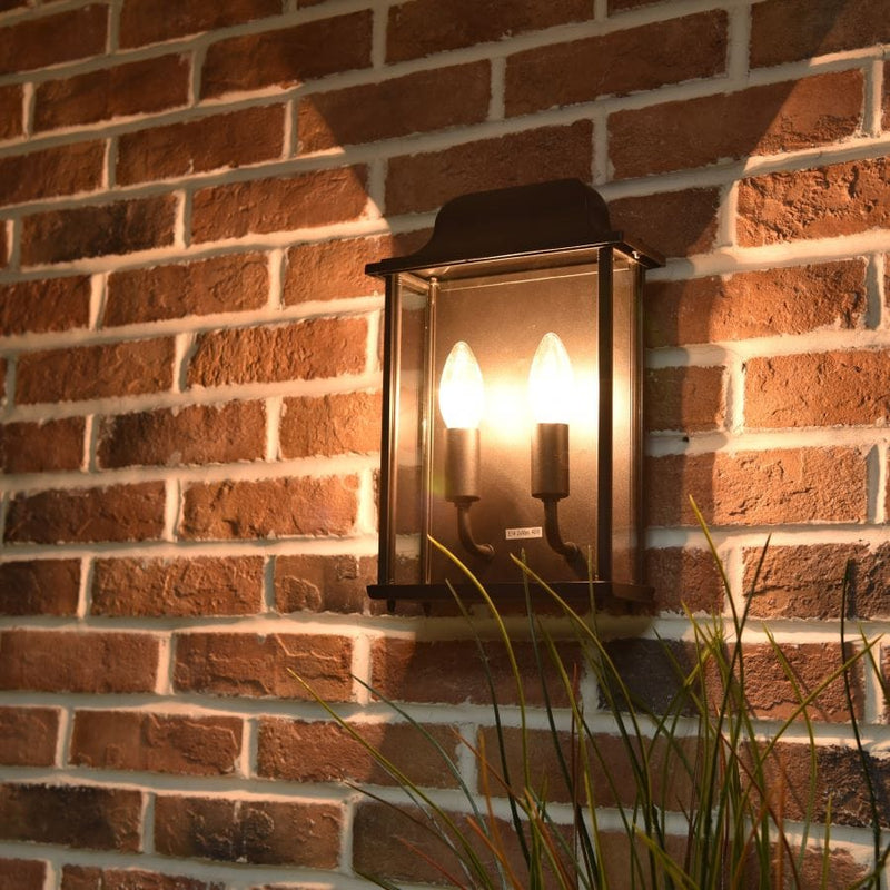 Holly Outdoor Double Light Wall Lantern