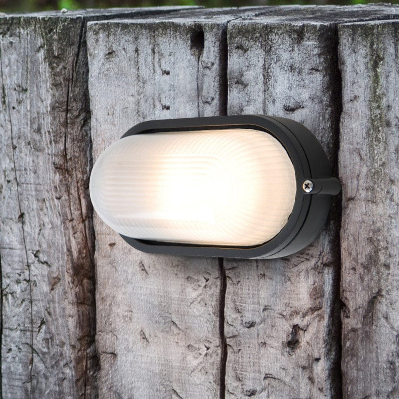 Lutec Echo Bulkhead Outdoor Wall Light