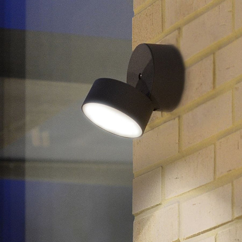 Trumpet Outdoor LED Adjustable Wall Light