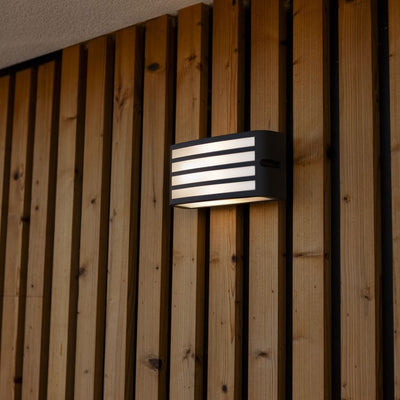 Zebra Contemporary Outdoor Wall Light