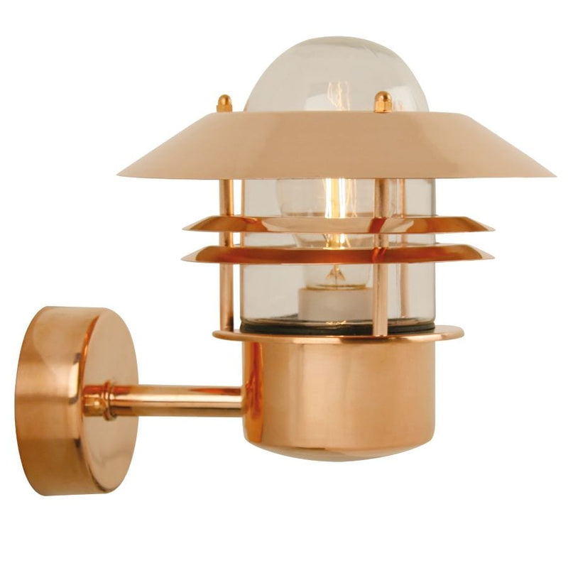 Nordlux Blokhus Copper Finish Outdoor Wall Light