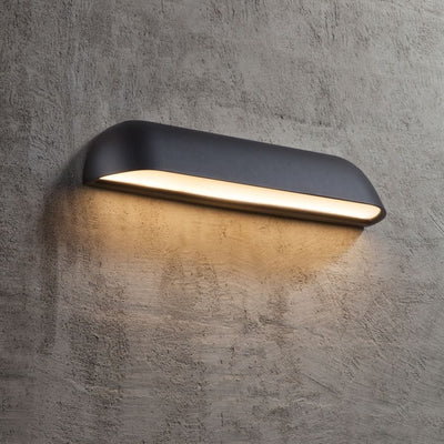 Nordlux Front 36 Black Outdoor LED Wall Light