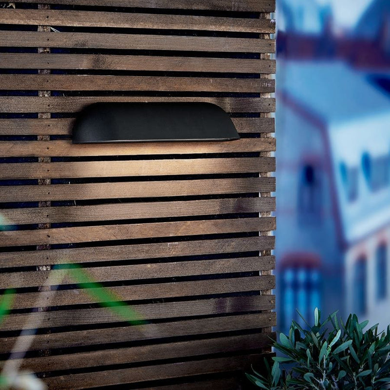 Nordlux Front 36 Black Outdoor LED Wall Light