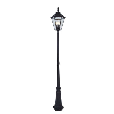 Lutec London Solar Lamp Post Light