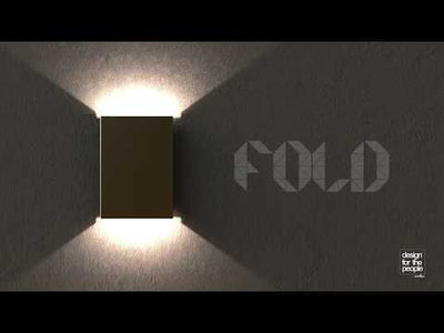Nordlux Fold 10 LED Outdoor Wall Light with Adjustable Light Patterns
