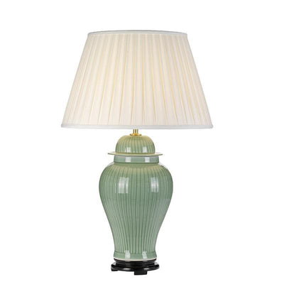 Designer's Lightbox Yantai 1 Light Table Lamp With Tall Empire Shade - DL-YANTAI-TL