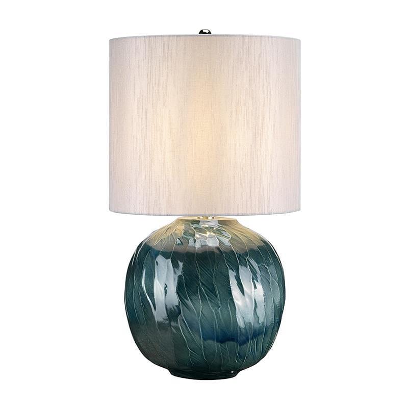 Elstead Lighting Blue Globe 1 Light Table Lamp - BLUE-GLOBE-TL