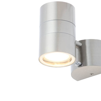 Leto Twin wall Light with Photocell ZN-34022-SST