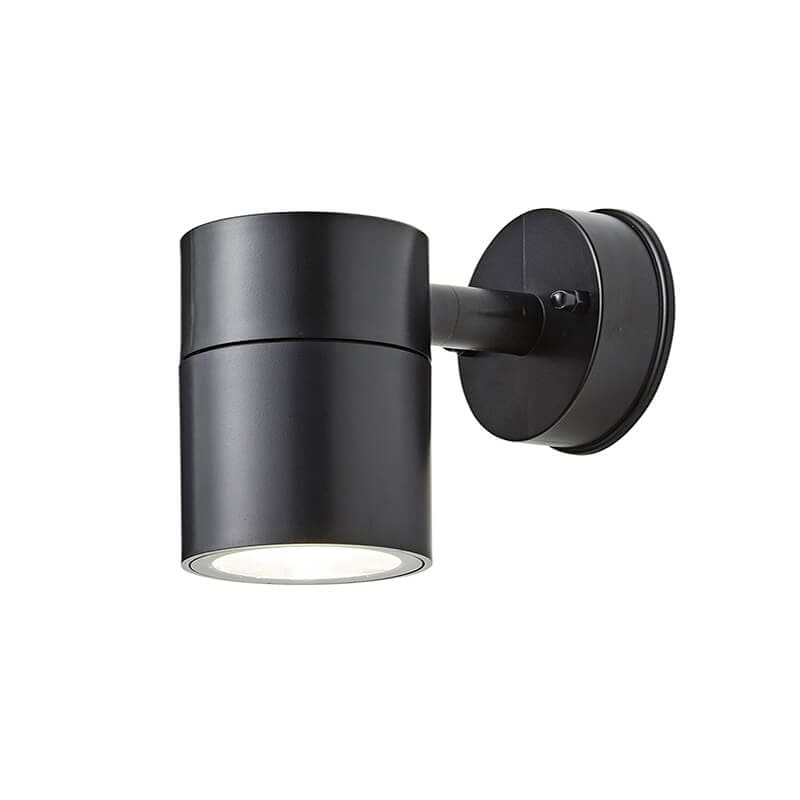 Neso Outdoor LED Single Wall Light Black CZ-25143-BLK