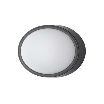 Oxford Outdoor Black LED Round Wall Light CZ-31750-BLK