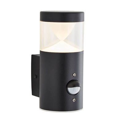 Pollux Outdoor Wall Light With PIR ZN-38616-BLK