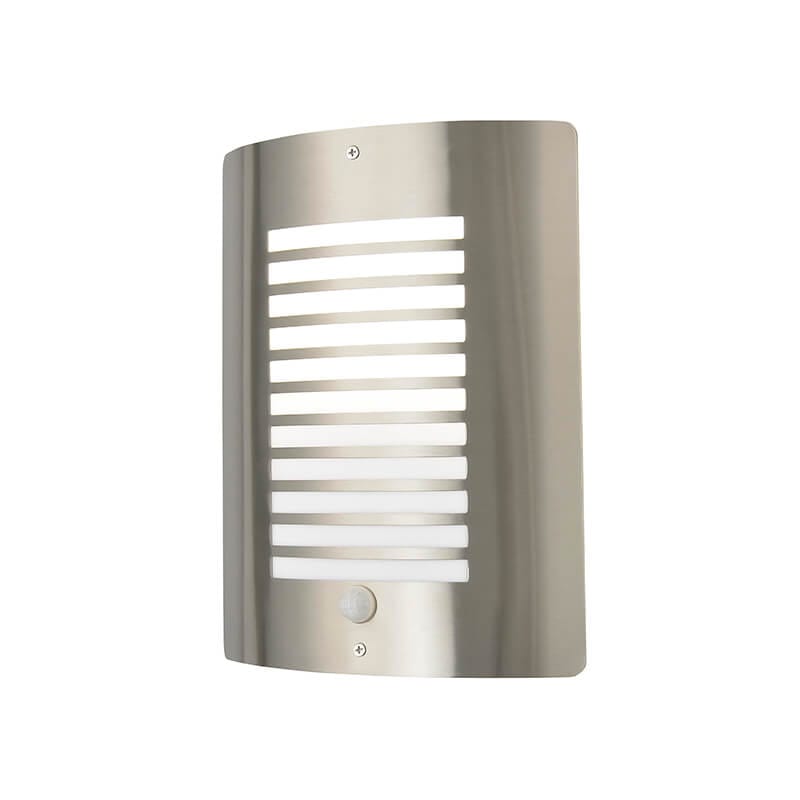 Sigma Outdoor Slatted Wall Light With PIR ZN-28708-SST