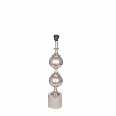 Pacific Lifestyle Asilah Silver Aluminium Tall Footed Table Lamp - PL-30-590-BO