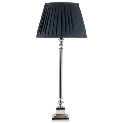 Pacific Lifestyle Claudius Silver Nickel Metal Stick Table Lamp - PL-30-362-BO