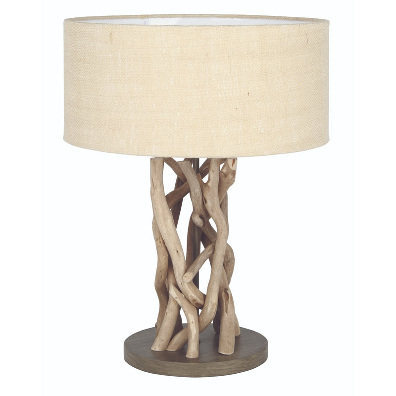 Pacific Lifestyle Derna Driftwood and Natural Jute Table Lamp - PL-30-075-C