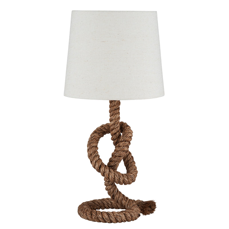 Pacific Lifestyle Martindale Small Rope Knot Table Lamp - PL-30-557-C