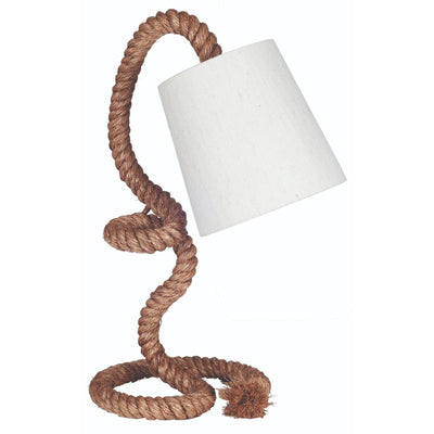 Pacific Lifestyle Martindale Tall Rope and Jute Task Table Lamp - PL-30-077-C