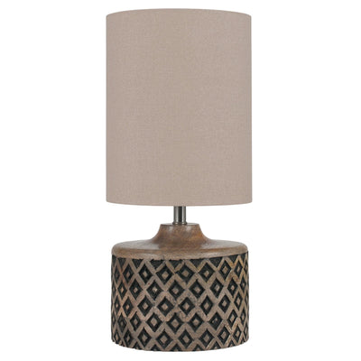 Pacific Lifestyle Orissa Short Wooden Diamond Table Lamp - PL-30-525-C