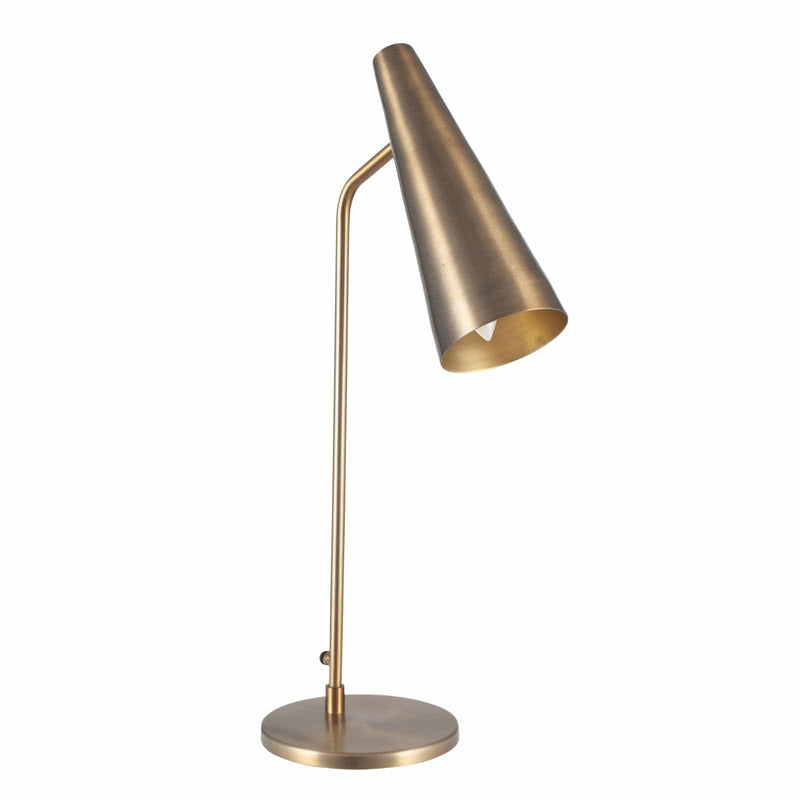 Pacific Lifestyle Farrah Antique Brass Task Table Lamp - PL-30-662-C