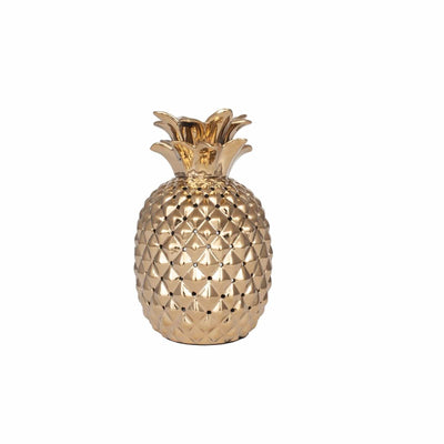 Pacific Lifestyle Pina Gold Coloured Ceramic Pineapple Table Lamp - PL-30-633-C
