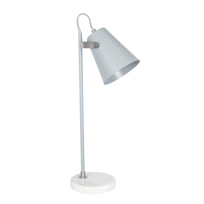 Pacific Lifestyle Theia Grey and Satin Nickel Task Table Lamp - PL-30-711-C