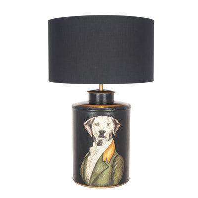 Pacific Lifestyle Pointer Black Hand Painted Dog Table Lamp - PL-30-657-BO